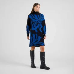 DEDICATED - Women's Dress Nikkala Big Flower - Kleid