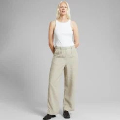 DEDICATED - Women's Pants Vickleby Linen - Freizeithose