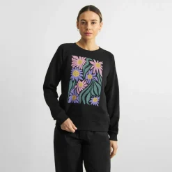 DEDICATED - Women's Sweatshirt Ystad Daisy Block - Pullover