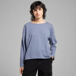 DEDICATED - Women's Top Humledal Stripes - Longsleeve