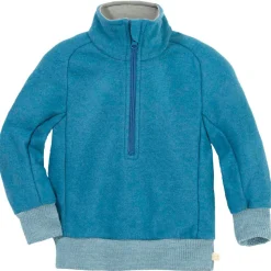 disana - Kid's Troyer Half-Zip - Merinopullover
