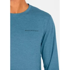 ENDURANCE - Abdon Melange L/S Tee - Funktionsshirt