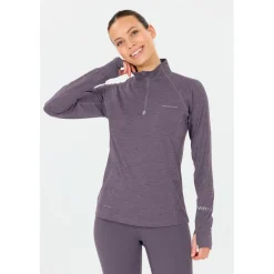 ENDURANCE - Women's Canna V2.0 Melange Midlayer - Laufshirt