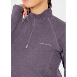 ENDURANCE - Women's Canna V2.0 Melange Midlayer - Laufshirt