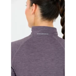ENDURANCE - Women's Canna V2.0 Melange Midlayer - Laufshirt