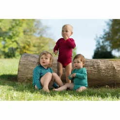 Engel - Baby Body L/S mit Druckknöpfen geringelt