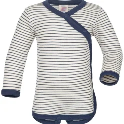 Engel - Kid's Baby-Wickelbody Langarm - Merinounterwäsche