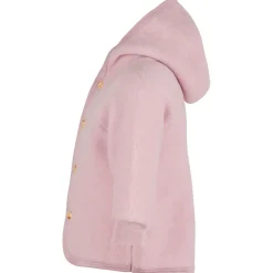 Engel - Kinder Kapuzenjacke mit Holzknöpfen - Wolljacke