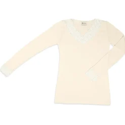 Engel - Women's Shirt L/S mit Spitze - Longsleeve