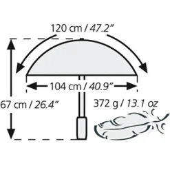 EuroSchirm - Birdiepal Outdoor - Regenschirm