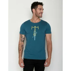 GreenBomb - Bike Front Stamp Guide T-Shirt - T-Shirt