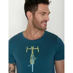 GreenBomb - Bike Front Stamp Guide T-Shirt - T-Shirt