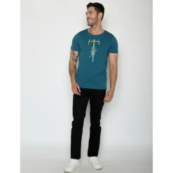 GreenBomb - Bike Front Stamp Guide T-Shirt - T-Shirt