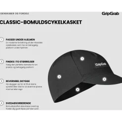 GripGrab - Classic Cotton Cycling Cap - Radmütze