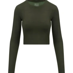 Hey Honey - Women's Longsleeve Cropped Always Dressed - Yogashirt