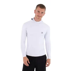 Hurley - Rash Slim Fit L/S Icon Hooded - Lycra