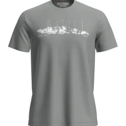 Icebreaker - Merino 150 Tech Lite S/S Tee The Peaks - Merinoshirt