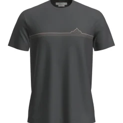 Icebreaker - Merino 150 Tech Lite S/S Tee Range Stripes - Merinoshirt