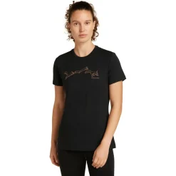 Icebreaker - Women's Merino150 TecLite S/S AirbourneSquirrel - Merinoshirt