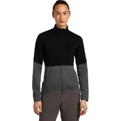 Icebreaker - Women's Merino 400 RealFleece Descender L/S Zip - Merinojacke