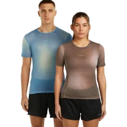 Icebreaker - Women's Merino 75 CL Featherlight S/S Crewe AOP - Funktionsshirt