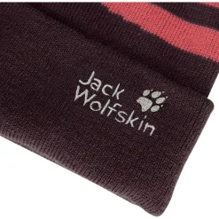 Jack Wolfskin - Kid's Stripy Pompom Beanie - Mütze