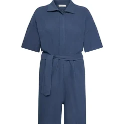 KnowledgeCotton Apparel - Women's Posey Wide Fit Bouclé Suit - Jumpsuit