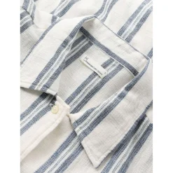 KnowledgeCotton Apparel - Women's Striped S/S Shirt - Bluse