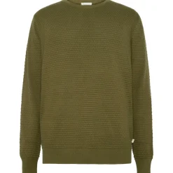 KnowledgeCotton Apparel - Vagn Regular Bubble Knit Crew Neck - Wollpullover