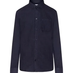 KnowledgeCotton Apparel - Regular Fit Melangé Flannel Shirt - Hemd