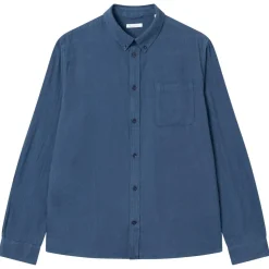 KnowledgeCotton Apparel - Regular Fit Melangé Flannel Shirt - Hemd