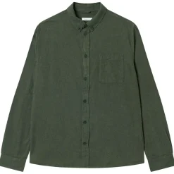 KnowledgeCotton Apparel - Regular Fit Melangé Flannel Shirt - Hemd