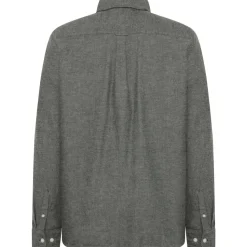 KnowledgeCotton Apparel - Zig-Zag Twill Structure Shirt - Hemd