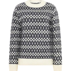 KnowledgeCotton Apparel - Women's Fair Isle Crew Neck - Wollpullover