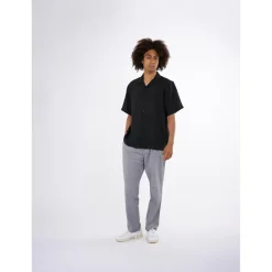 KnowledgeCotton Apparel - Box S/S Linen Shirt - Hemd