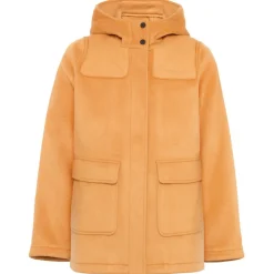 KnowledgeCotton Apparel - Women's Felted Wool Duffle Coat - Parka