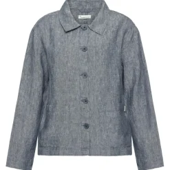 KnowledgeCotton Apparel - Women's Regular Linen Overshirt - Freizeitjacke