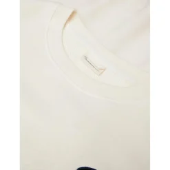 KnowledgeCotton Apparel - Loose Sweater With Badge At Chest - Pullover