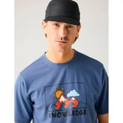 KnowledgeCotton Apparel - Regenerative Organic Cotton Front Print T-Shirt - T-Shirt