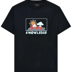 KnowledgeCotton Apparel - Regenerative Organic Cotton Front Print T-Shirt - T-Shirt