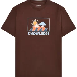 KnowledgeCotton Apparel - Regenerative Organic Cotton Front Print T-Shirt - T-Shirt