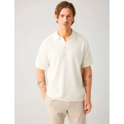 KnowledgeCotton Apparel - Organic Cotton Knitted Polo - Polo-Shirt