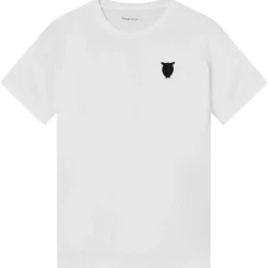 KnowledgeCotton Apparel - Regenerative Organic Cotton Chest Embroidery - T-Shirt
