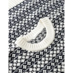 KnowledgeCotton Apparel - Fair Isle Crew Neck Lambswool Knit - Wollpullover
