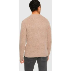 KnowledgeCotton Apparel - O-Neck Wool Knit - Wollpullover