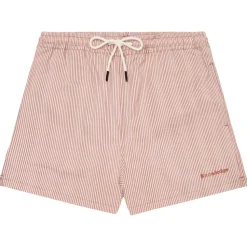 KnowledgeCotton Apparel - Mid-Thigh Stripe Seersucker Swimshorts - Badehose