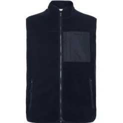 KnowledgeCotton Apparel - ED Adv. Loose Fit Zip Fleece Vest - Fleeceweste