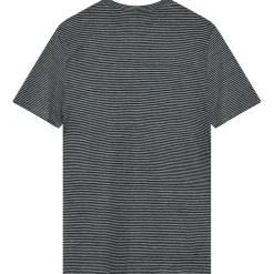 KnowledgeCotton Apparel - Organic Linen Striped T-Shirt - T-Shirt
