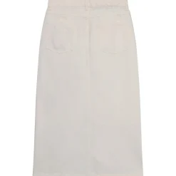 KnowledgeCotton Apparel - Women's Mid Length H. Twill Skirt - Rock