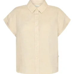 KnowledgeCotton Apparel - Women's Aster Fold Up S/S - Bluse